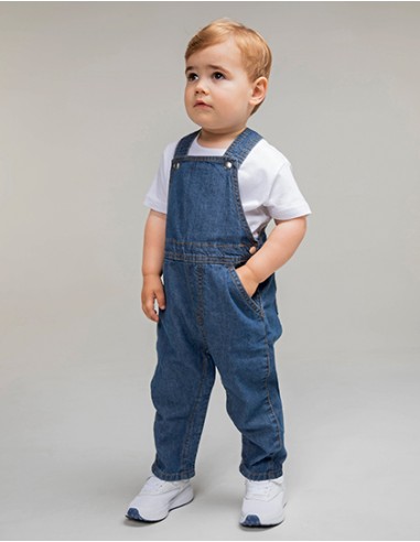 L-LW700-Denim Dungarees